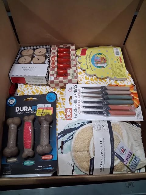 Red Tag Mystery Box interior items